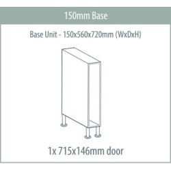 Base Unit 150 x 560 x 720mm