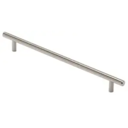 Bar Handle, Brushed Nickel, 160mm centres