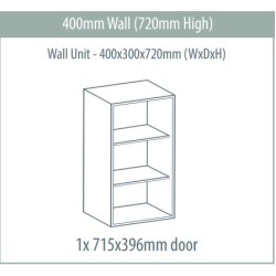 Wall Unit 400 x 300 x 720mm
