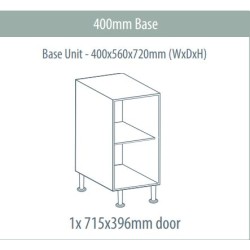 Base Unit 400 x 560 x 720mm