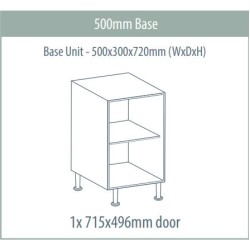 Base Unit 500 x 300 x 720 