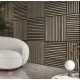 Acoustic Slat Wall Panel 600 x 600 x 22mm - Walnut