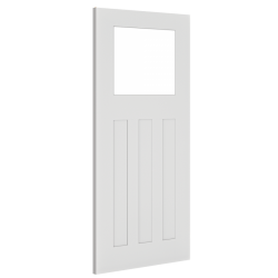 Deanta "Cambridge Glazed" white primed door