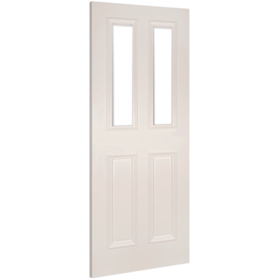 Deanta "Rochester Glazed" white primed door
