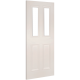 Deanta "Rochester Glazed" white primed door