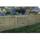 Square Horizontal Treated Fence Panel