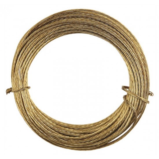 Picture Wire 2m Brass PK1 (Bonus Bag)