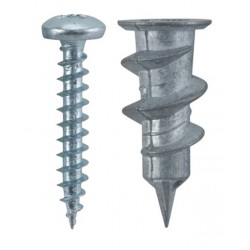 Plasterboard Driva Fixings Steel PK3 (Bonus Bag)