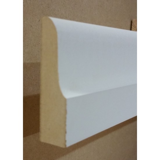 Lambs Tongue MDF Architrave 69mm (White Primed)