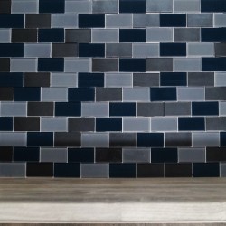 Lofthouse petrol Grey mosaic tile (BCT)
