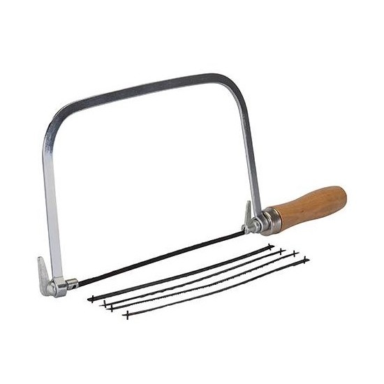 Silverline Coping Saw & 5 Blades (170mm)