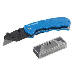 Silverline Folding Utility Knife (Inc 5 blades)