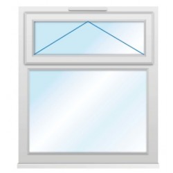 Euramax uPVC White Top Hung Window - 905 x 1160mm