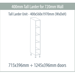 Larder Unit 400 x 560 x 1970mm