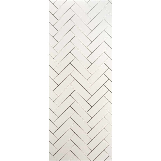 White Herringbone Shower Wall Panel White Herringbone Shower Wall Panel