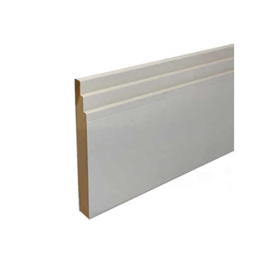 Art Deco  White Primed Skirting Board