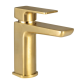 Muro Brushed Brass Basin Mono Mixer 