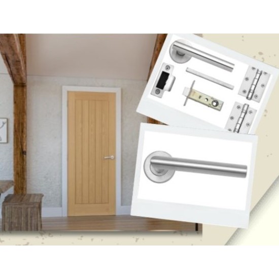 Cheshire Oak Door Complete Set