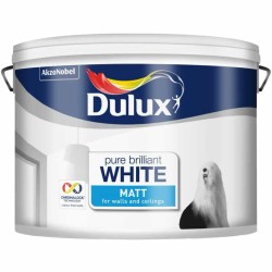 Dulux Pure Brilliant White Wall & Ceilings Matt Emulsion (10 ltr)