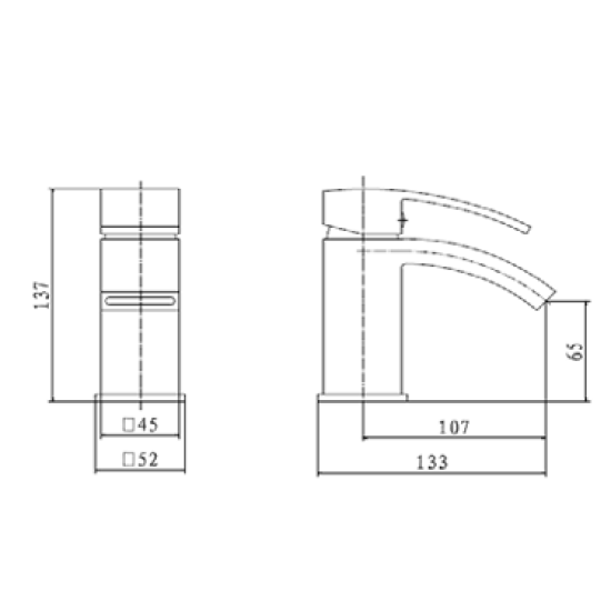 Flair Mono Basin Mixer