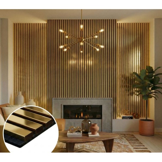 Gold Wall Panel