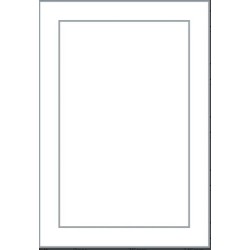 Avanti Juno 18mm Door, Super Matt Highland Green, 715 x 147mm
