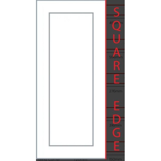 Avanti Juno 18mm Corner Door, Super Matt Highland Green, 715 x 316mm
