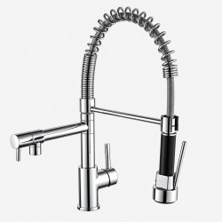 Dual Spout Pull Out Kitchen Tap
