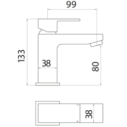 Lanza Mono Basin Mixer 