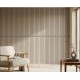  Pre-Cut Wainscoting Wall Panel Kit - Slat Light Oak (196cm x 101cm) | Ready-to-Install Modern Half Wall Panelling