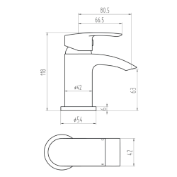 Belini Mini Mono Basin Mixer