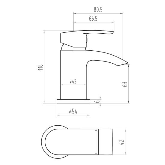 Belini Mini Mono Basin Mixer