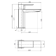 Muro Brushed Brass Basin Mono Mixer 