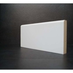 3.0 m Pencil Round MDF Skirting 100mm (White Primed)