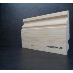 Ogee/Torus Dual Pattern Pine Skirting 170mm (7") 4.8m