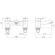 Plan Bath Tap 