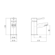 Plan Mono Basin Mixer