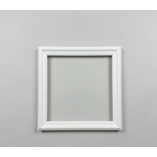 Pre-Cut Modular Wall Moulding Kit White Primed PS Decorative Trim Set