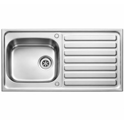 Single bowl Chrome sink