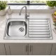 Single bowl Chrome sink