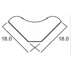scotia moulding Fc14 1.8mmx 2.4m 