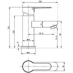 Favour Mono Basin Mixer