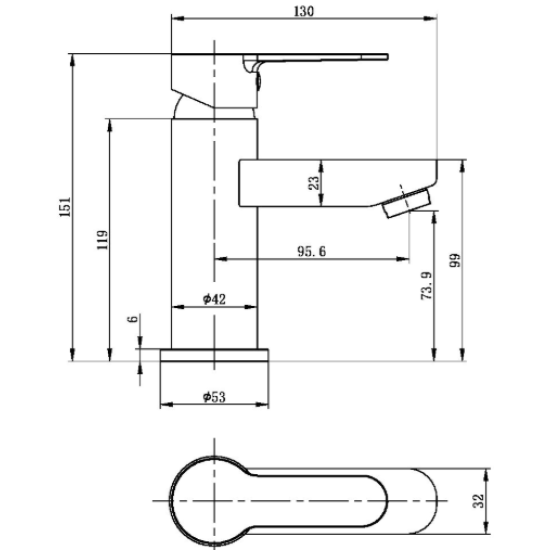Favour Mono Basin Mixer