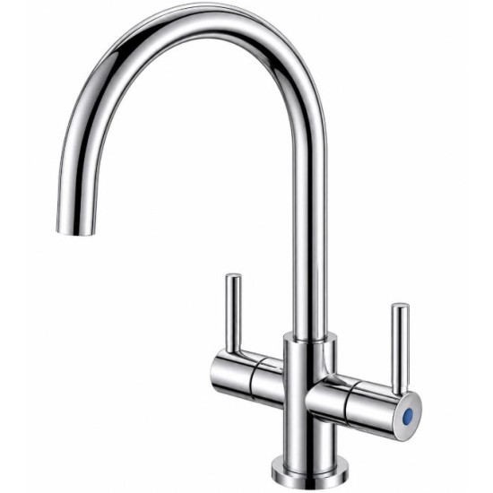 Twin Lever Monoblock Kitchen Tap