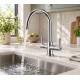 Twin Lever Monoblock Kitchen Tap