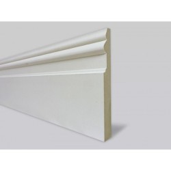 4.2 Victorian 9" MDF Skirting (White Primed) - 220mm x 18mm 