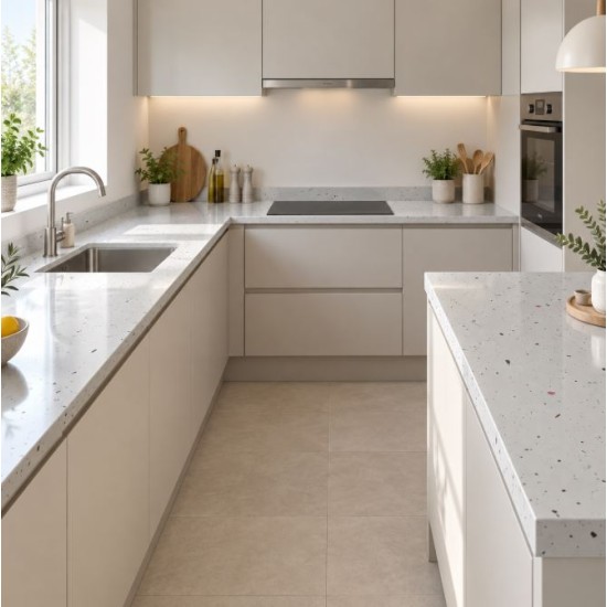 White Andromeda Worktop