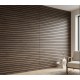  Pre-Cut Wainscoting Wall Panel Kit - Slat Walnut (196cm x 101cm) | Ready-to-Install Premium Half Wall Panelling